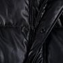 High Street Recycle Polyester Plain Dyed anti Wrinkle Thick Women's Hooded Black Jackets