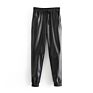 High Waist Pu Leather Trousers Women Faux Leather Pants Tapered Joggers Pants Women