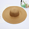 Holiday Sun Rose Red Pink Oversized Straw Hat