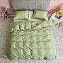 Hotniu Duvet Cover Set Cotton Green Stylish Bedding Set Cover