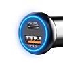 Ibd Pd 18W Car Usb Fast Charger Small Dual Blue Led Fast Car Charger Mini 36W Usb Metal Quick