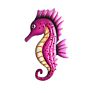 In Stock Metal Seahorse Pendant Wall Art Seahorse Hanging for Home Garden Decor
