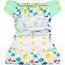in Stock Solid Color Diaper Cover Baby Nappy Reusable Washable One Size Eco Friendly Suede Cloth Inner
