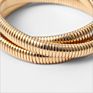 India Big Snake Gold Chain Bracelet Bangle for Women Men Armband Steampunk Charm Twisted Bracelets Unisex Prom Jewelry