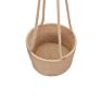 Indoor Rattan Durable Hanging Plant Baskets Flowers Pot Hanging Pots for Garden with Rope Handle