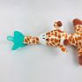 Infant Plush Stuffed Animal Giraffe Pacifier Holder Soft Toys