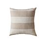 Innermor Ready Made Modern Style Striped Polyester and Linen Fabric Cushion Cover Throw Pillow