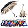 Innovated C Handle Reserve Double Layer Umbrella Double Ribs Umbrella