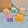 Ins Handmade Colored Romantic Private Label Scented Soy Wax Candles