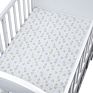 Ins Hotsales 100% Jersey Cotton Baby Knit Crib Sheet