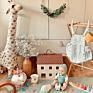 Ins Nordic Style Children's Plush Animal Doll Toy Cartoon Giraffe Baby Plush Toys Soothe