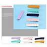 Ins Scallop Edge Hair Clips Wave Simple Bar Alligator Hair Clip Grips Color Hair Accessories