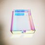 Iridescent Lucite Guest Hand Towels Organizer Tray Acrylic Towel Napkin Holder