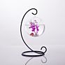 Iron Wedding Candle Holder Moroccan Candlestick Glass Ball Hanging Bracket Stand Dh3988