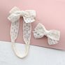 Ivy40456A Cute Baby Big Lace Bow Headband Girls Lace Hair Pin Children Accessories Kids Hair Clips