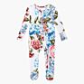 Jambear Bamboo Baby Rompers Zip Footie Romper Bamboo Footie Ruffle Ruffle Baby Zipper Ruffle Toddler Onesie Sleepsuit Baby