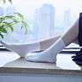 Japanese Women Cotton White Grey Black Tabi Flip-Flop Toe Socks