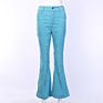 Jeans Trousers for Women Corduroy Long Flare Ladies Trousers Comfortable Wear Pants