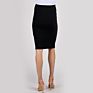 Jersey Solid Penciel Maternity Skirts Knee Length