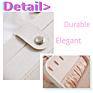 Jewelry Packaging Box Watch Storage Leather Claimond Veins 3 Slots Holder Multi-Functional Widget Storage Box Ring Earring Box