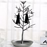 Jewelry Stand Display Set Tree Metal Bird and Tree Shape Bracelet Necklace Display Stand Display Stand Jewelry