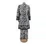 J&H Arrivals Cheetah Clothes Africa Women 2 Piece Wide Leg Pants Set plus Size Robe and Palazzo Pants