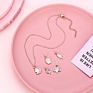 Jojo Cute Oil Drop Cartoon Unicorn Handmade Baby Girls Necklace Jewelry Set for Kids