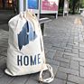 Jumbo Large Durable Eco Cotton Drawstring Laundry Wash Bags for Home and Hotel