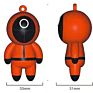 Keychain Squid Game Pvc Fidget Toys for Korean Movie Squid Game 7X3Cm 30G Mini Figure Squid Game Key Chain