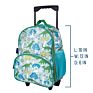 Kids Rolling Luggage School Trolley Bags for Boys and Girls Carry on Luggage Trolley School Bags Backpack for Overnight Travel