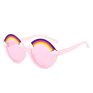 Kids Sunglasses round Rainbow Sun Glasses Boys Children's Pink Lenses Baby Girl Shades Colorful Eye Pc Sunglass