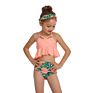 Kids Swimwear Kids Bathing Suits Girls Two Piece a Bikini Children Swimwear Service Floral Quick Dry Not Support