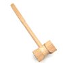Kitchen Serving Tool Beech Wood Square Head with Long Handle Meat Hammer