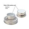 Kitchen Use Regular Mouth 70Mm Stainless Steel Mason Jar Spice Shaker Lids