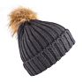 Knit Beanies with Pom Pom Acrylic Beanie Hat