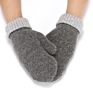 Knitted Warm Mitten Ladies Plush Thick Windproof Cartoon Cute Woolen Mitten