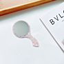 Korea Vintage 12.1*6.3 Cm Private Logo Tortoise Acrylic Acetate Hand Held Pocket Cosmetic Makeup Mirrors