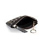 Korean Short Coin Wallet Key Zipper Ladies Wallet Card Bag Rivets Leather Coin Bag