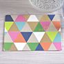 Korean Style Small Business Greeting Cards Simple Geometric Thank You Gift Card Mini Heart Shaped Birthday Card