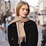 Ladies Pure 100% Cashmere Scarfs Stoles Designer Luxury Men Women Neck Warmer Shawl Cashmere Scarf for Women