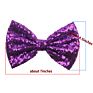 Larger 7" Messy Sequins Children Hair Bow without Clip Diy Hair Accessories for Girl Glitter Bow for Headband