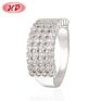 Latest Gift Items Diamond 18K White Gold Engagement Ring for Weddings 18K