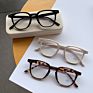 Lbashades Retro round Eyewear Girls Glasses Pc Black Optical Frames anti Blue Light Square Glasses Women