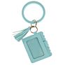 Hot Sale Amazon Leather Key Ring Keychain Wallet Wristlet Bracelet