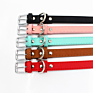 Leather Puppy Dog Collar Pet Leather Collar