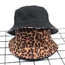 Leopard Basin Hat Trend Printing Fisherman Hat Spring Outdoor Leisure Sun Hat