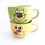 Light Color Ceramic Dinnerware Emotion Ceramic Big Soup Mug