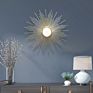 Light Luxury Iron Sun Mirror Wall Decoration in 100Cm Wall Hanging Piece Living Room Model