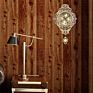 Light Luxury Style Brass Wall Clock for Villa Living Room Decoration Clock European Vintage Hanging Clock