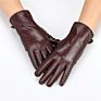 Lining Female Real Durable Lambskin Sheepskin Leather Gloves Women For